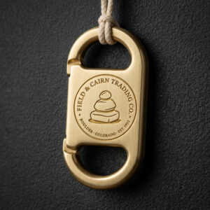 Brass D-Ring Carabiner — Decorative by Field & Cairn Trading Co.