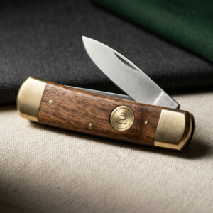 Walnut Pocket Utility Knife by Field & Cairn Trading Co.